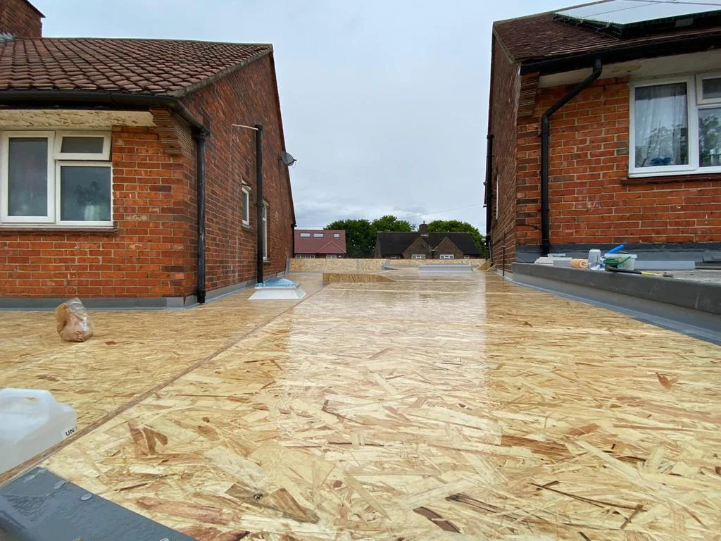 Structural Building Repairs - Flat Roof Extension Construction